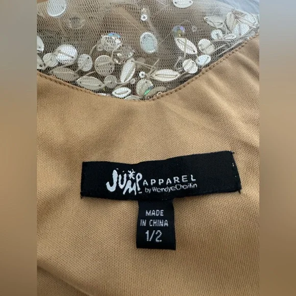 Jump Apparel Wendye Chaitin
Strapless Party Maxi Sequin Dress Sz 1/2 - Picture 10 of 13